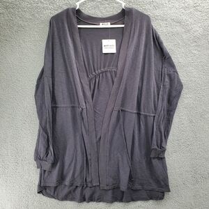LAmade Revolve Pima Cotton Open Front Cardigan Sweater NWT Womens Petite Small